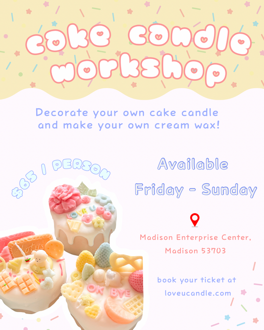 Cake Candle Workshop 🍰