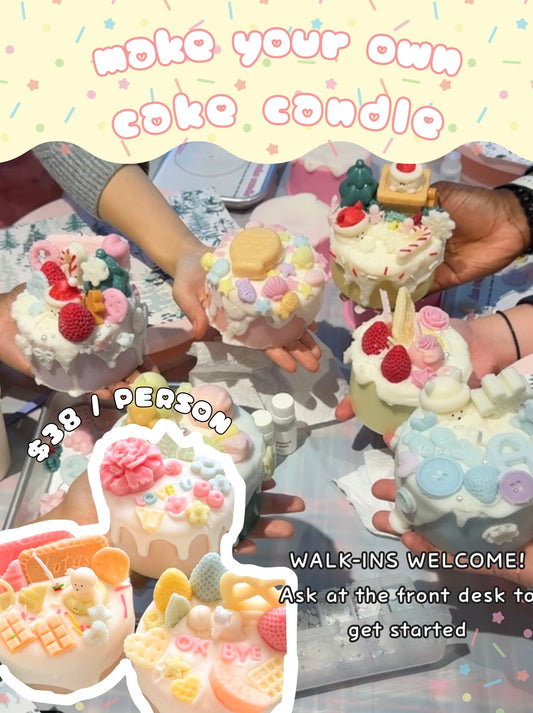 Cake Candle DIY Workshop 🍰