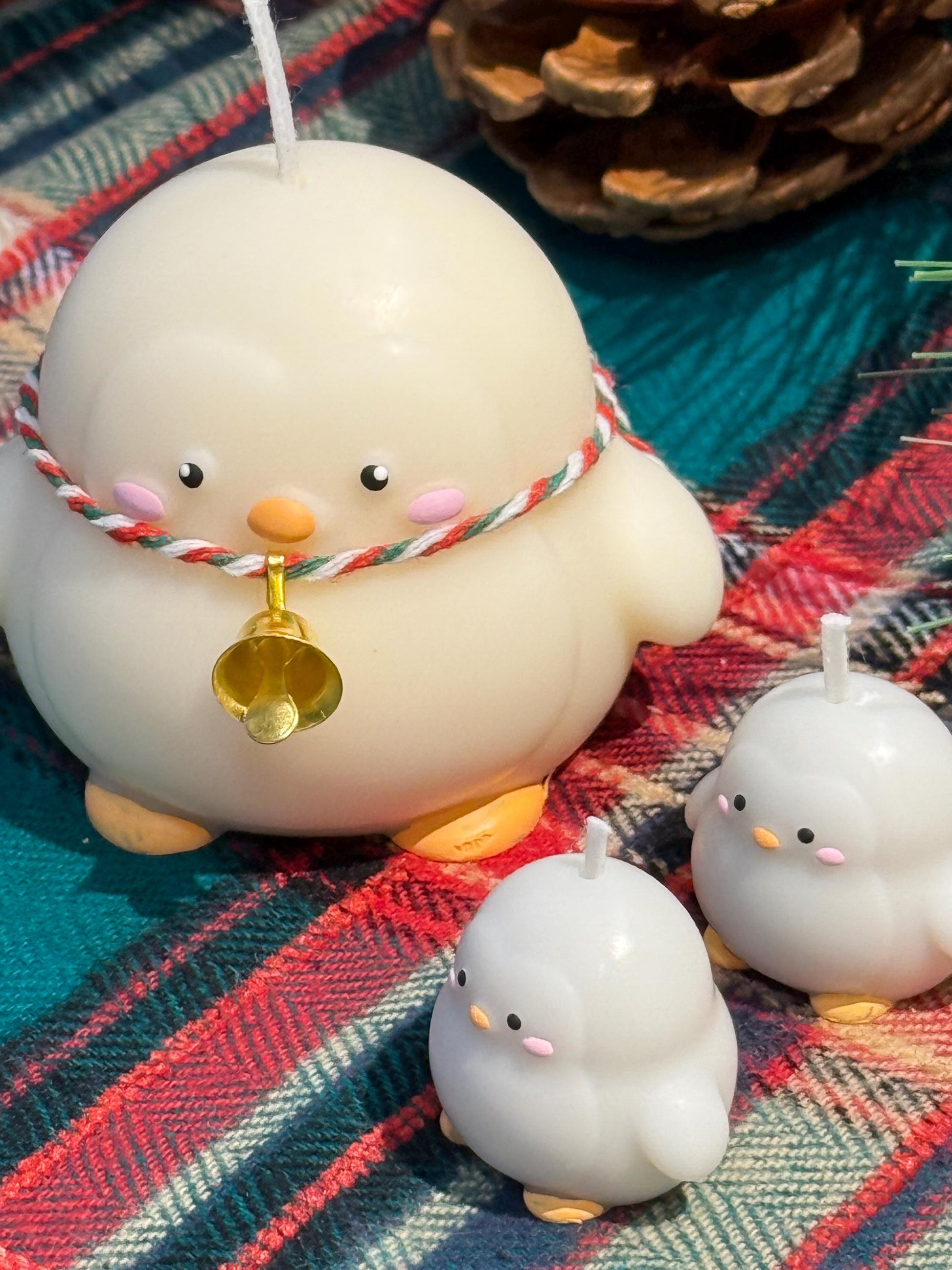 Dad and baby penguin candle sets, penguin candle, penguin gift, penguin ornament,