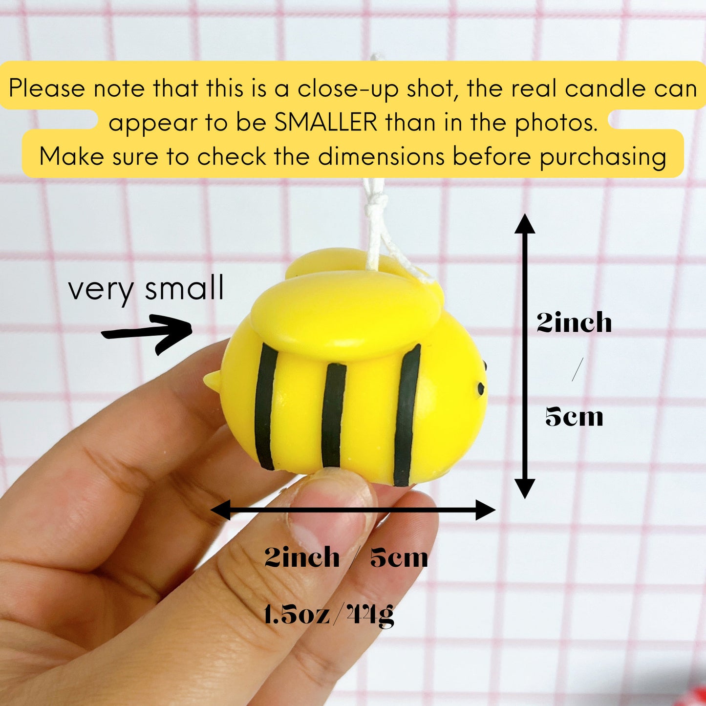 Honey bee candle, Bumble bee candle, Bee candle, Honey bee gift, Cottagecore decor, Cute room decor, Bee lover, Cottagecore aesthetic